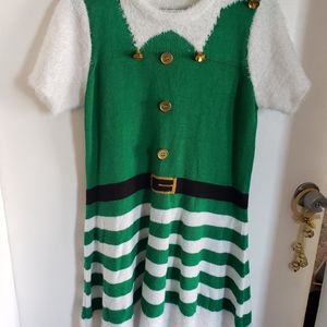 1X Elf sweater dress